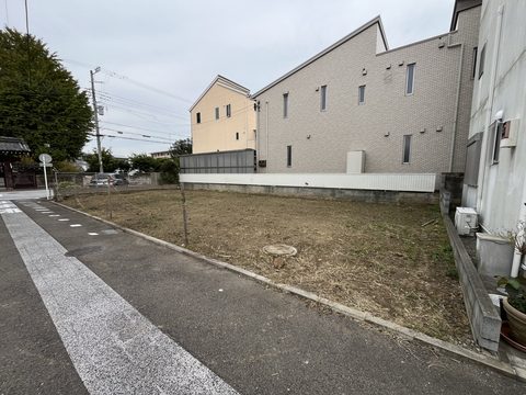 草刈り後の敷地