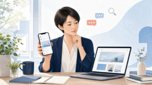 SNSかHPかアイキャッチ